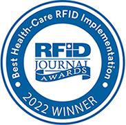 RFID Journal Award badge - Best global implementation in healthcare