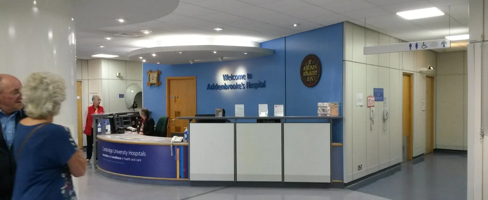 Addenbrooke hospital reception