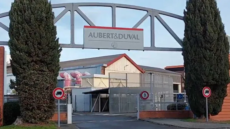 Entrance to Aubert & Duval production site