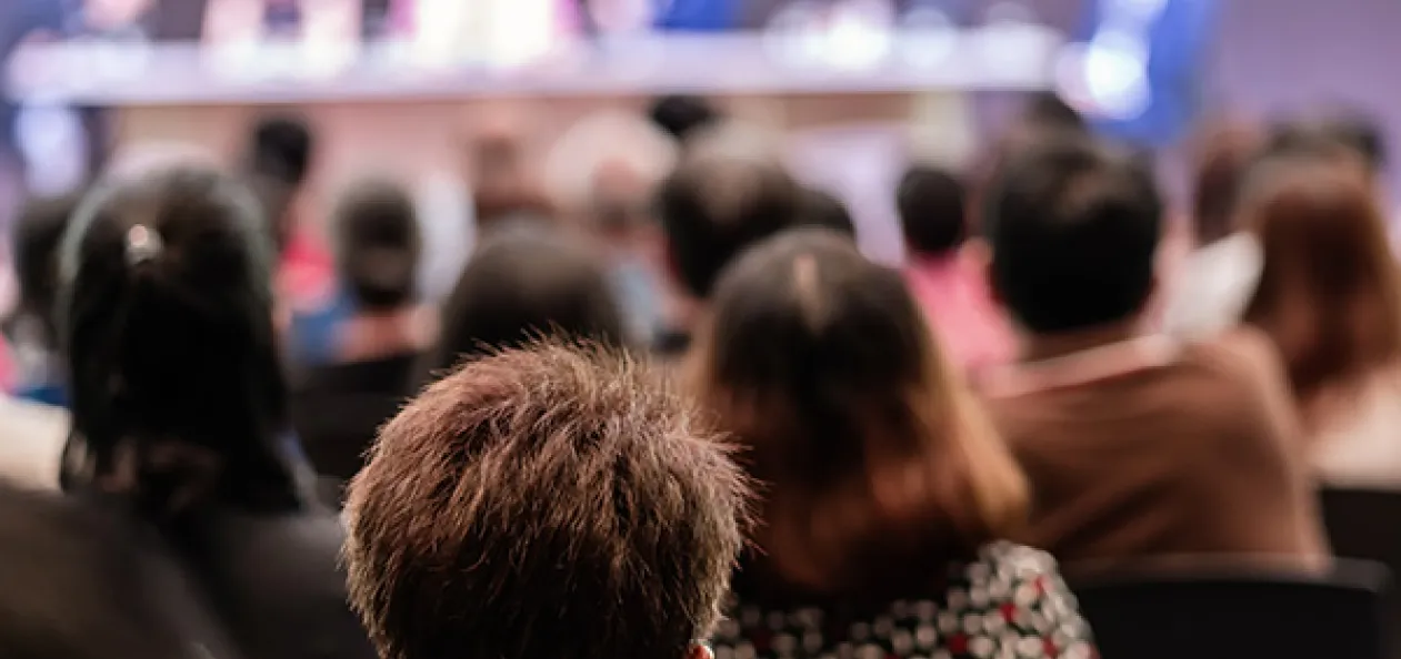Delegates at a conference