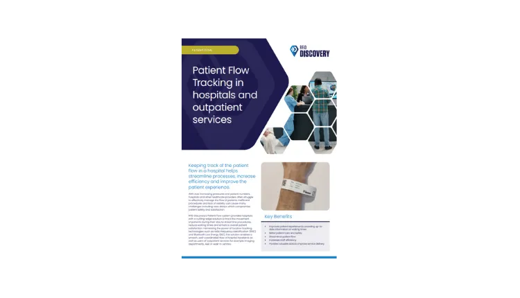 patient flow tracking brochure