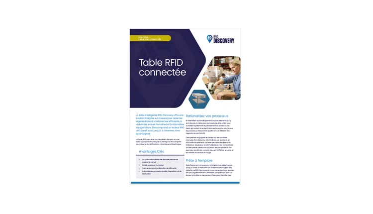 Brochure: RFID Smart Table