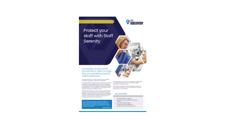 safety system for healthcare staff brochure