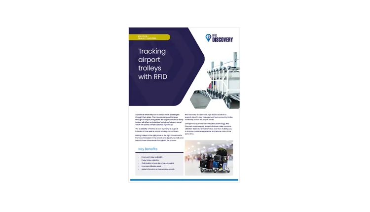 Airport trolley tracking brochure