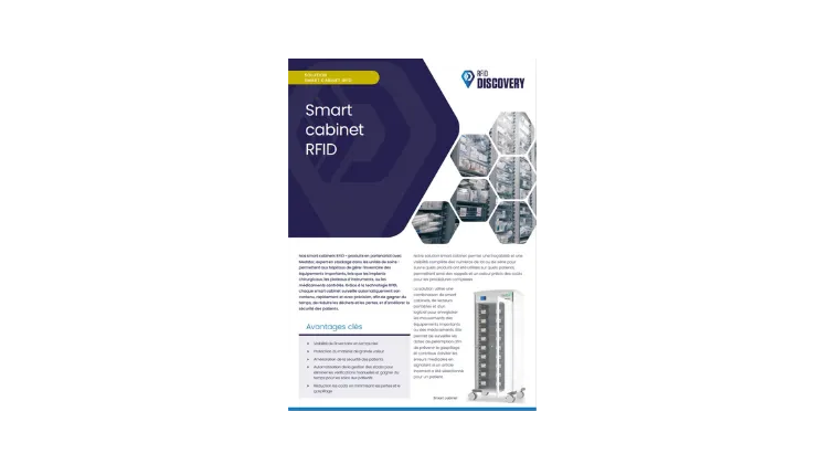 smart cabinet rfid french brochure