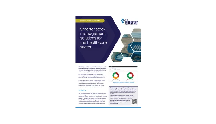 stock management brochure in english