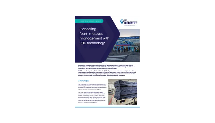 east kent nhs foam mattress tracking case study