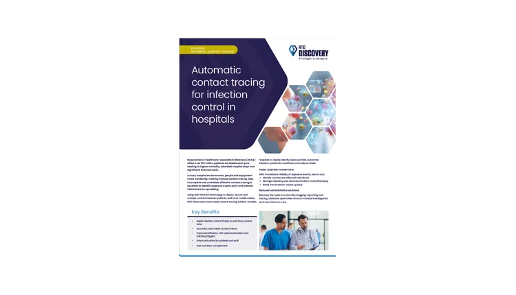 RFiD Discovery Automatic Contact tracing for Infection control brochure
