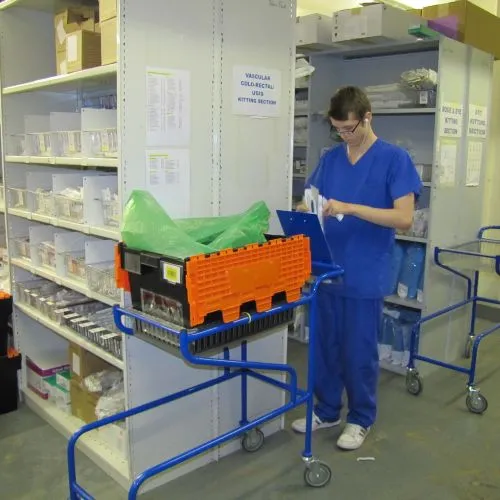 Track hospital equipments