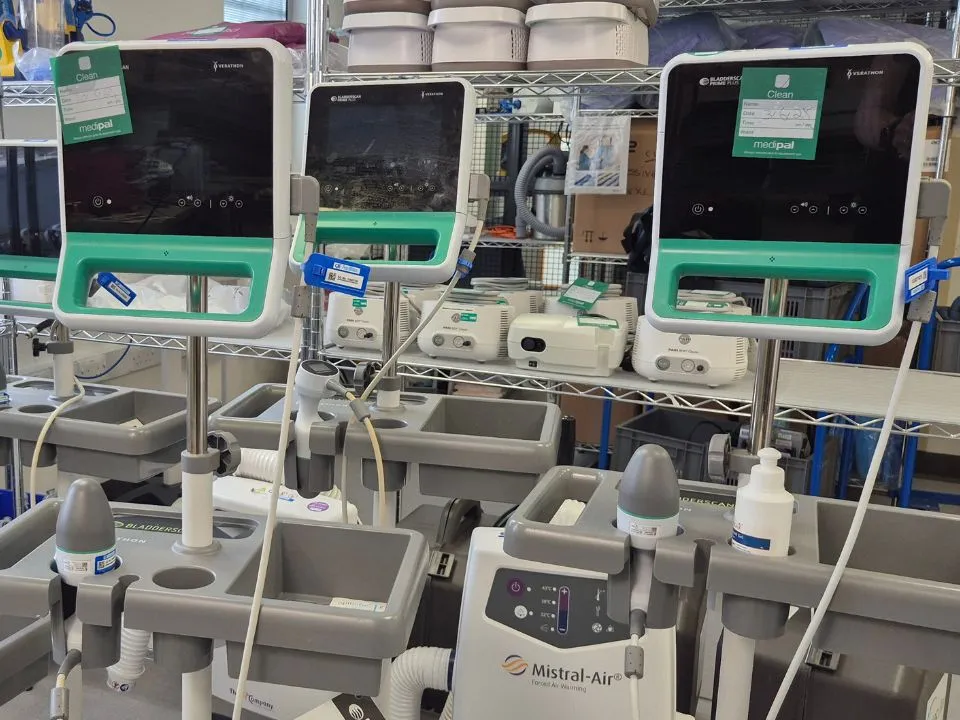 bladder scanners with tags