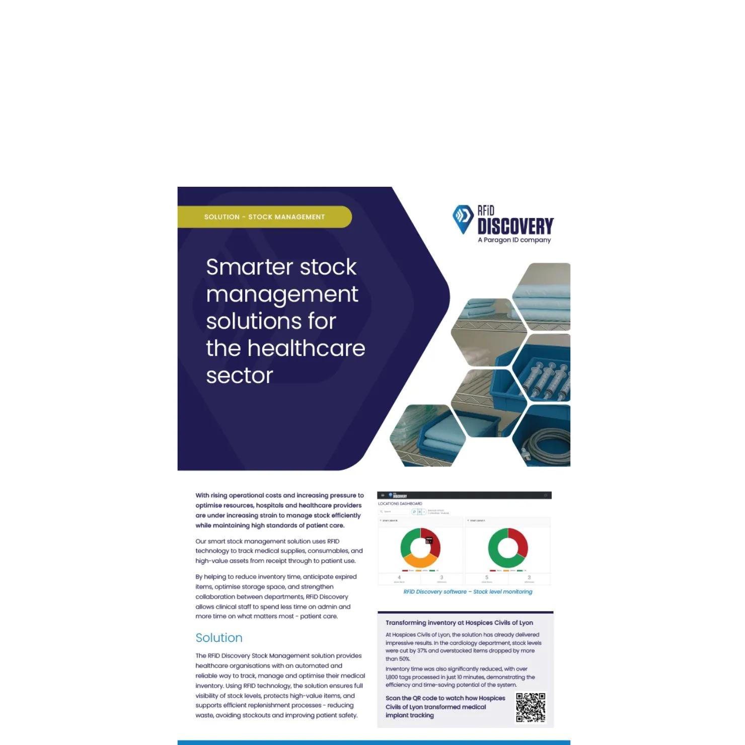 stock management brochure in english
