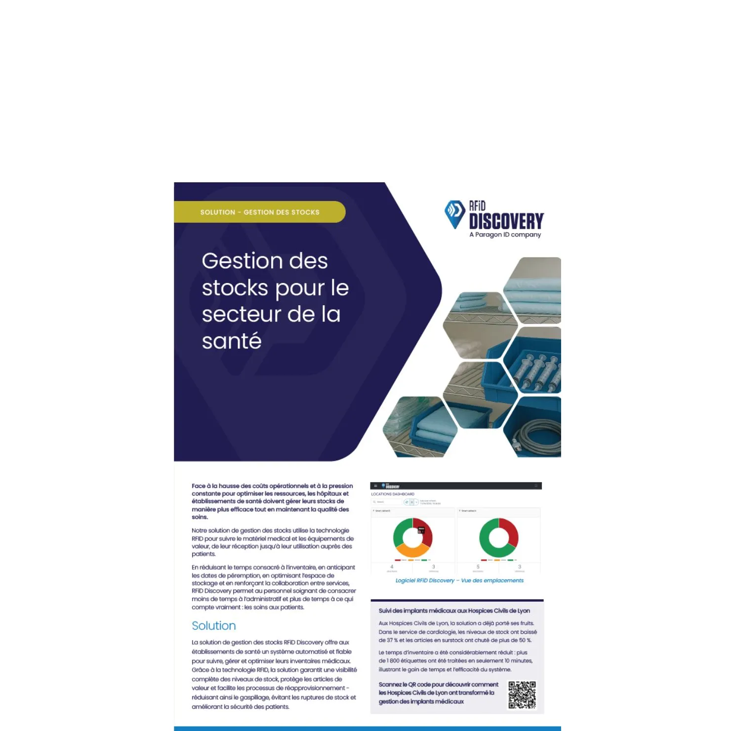stock management brochure in french