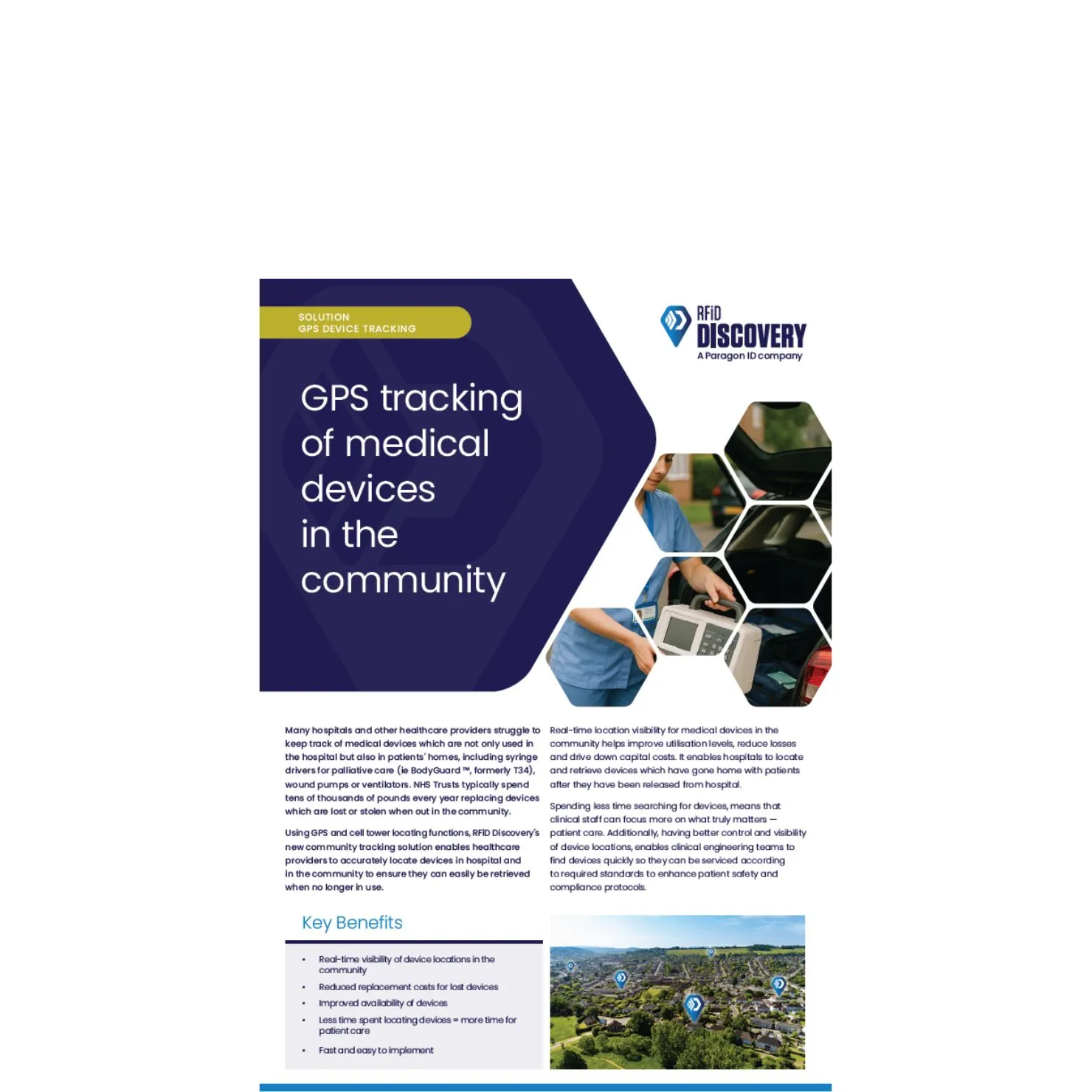 gps tracking of medical devices brochure