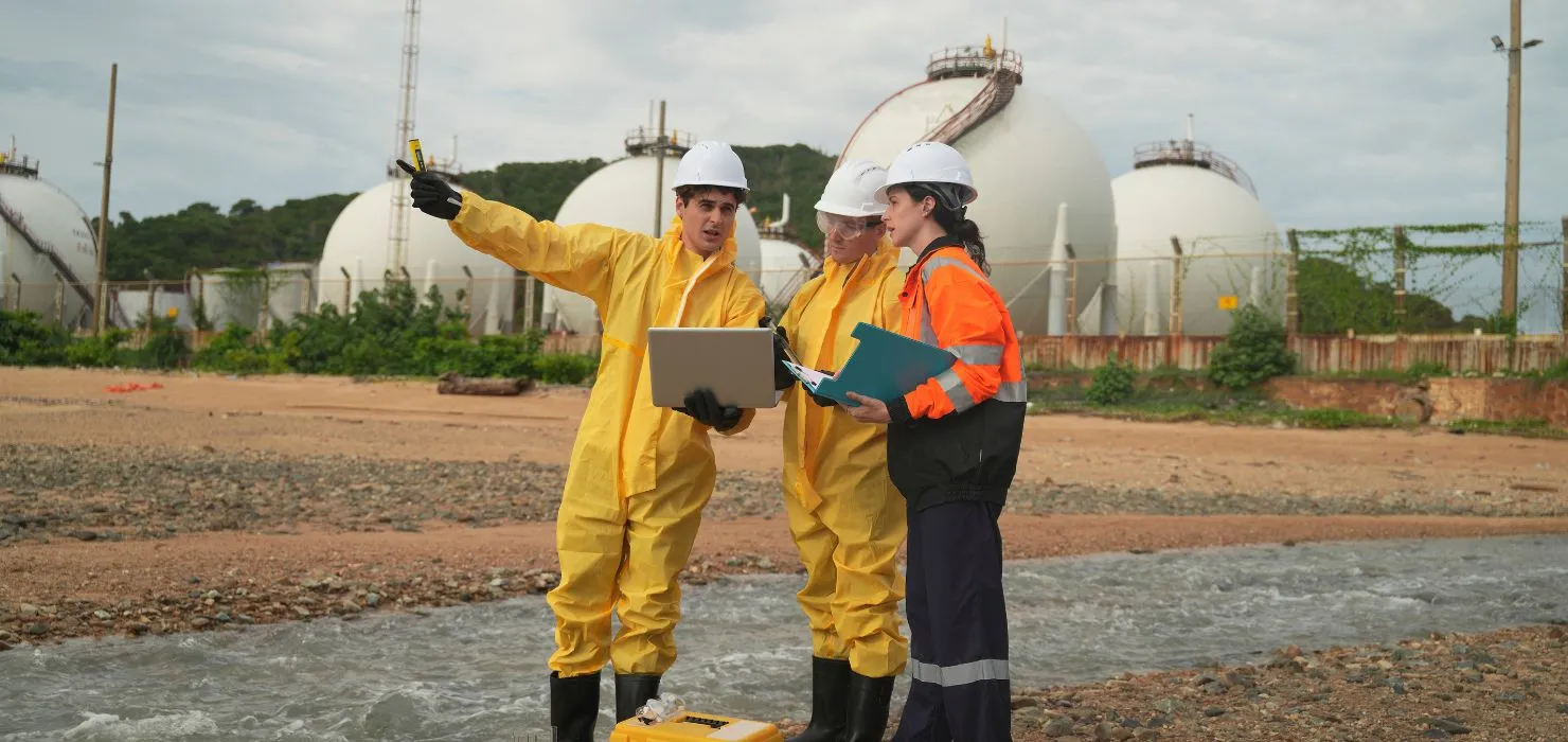 large industrial site using lorawan technology