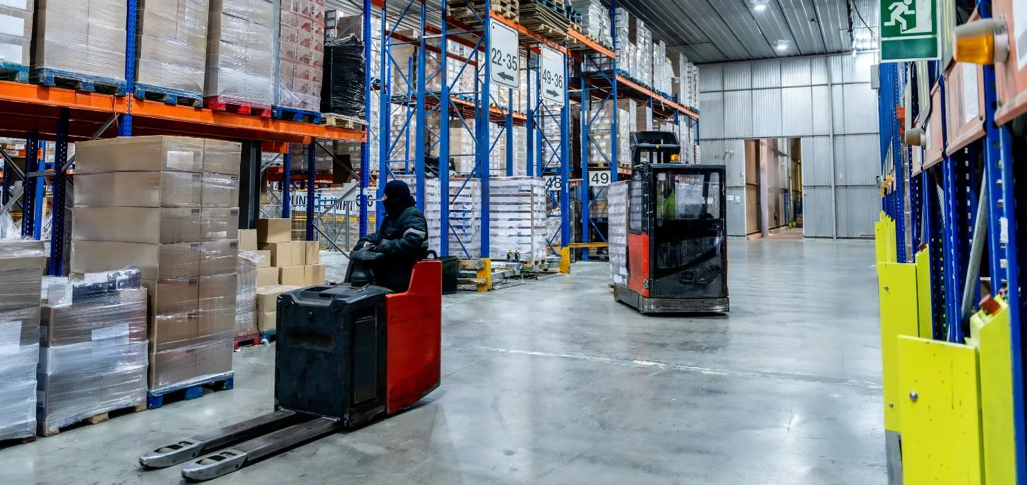 uwb rtls in a warehouse