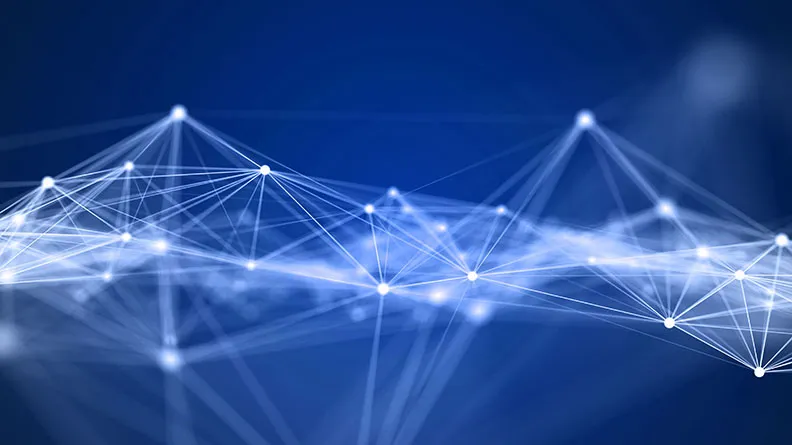 3D graphic concept of Wirepas technology for tracking solutions