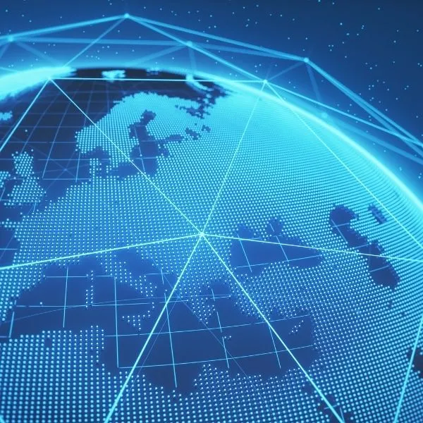 connected technology illustration