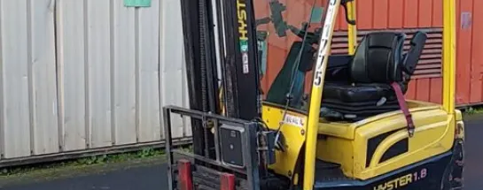 Forklift using LiftTrak technology