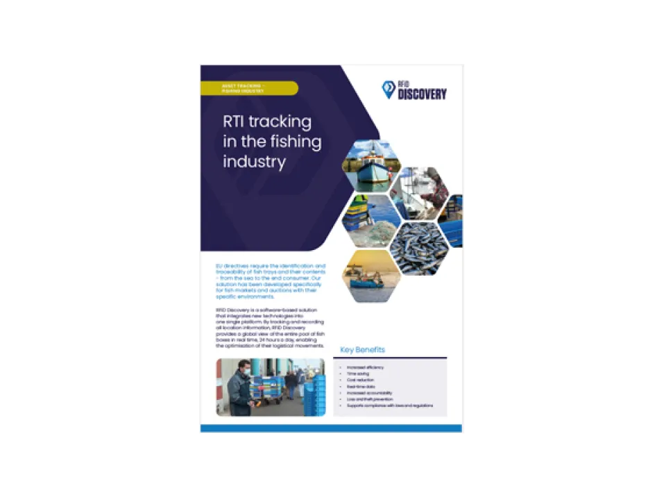 Brochure: RTI tracking in the fishing industry