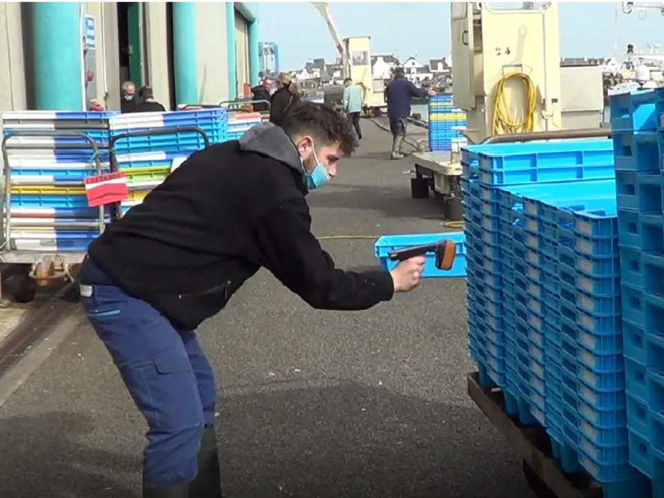 Scanning passive RFID tags with a handheld reader