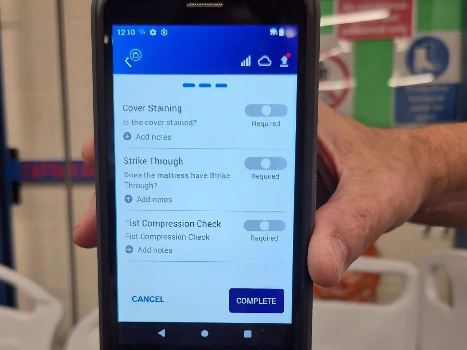 rfid discovery app with inspection module